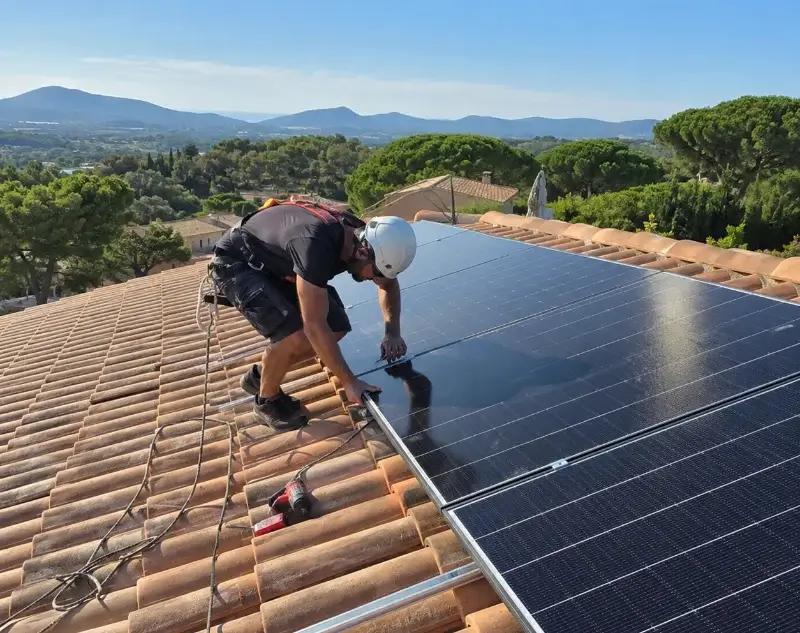 Installateur panneaux solaires Rochebaudin — pose photovoltaïque sur toiture